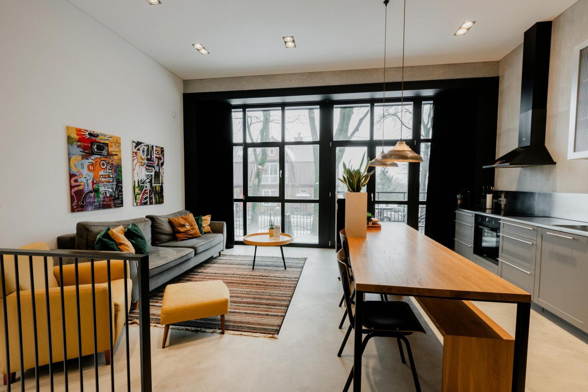 Modern And Spacious Loft Type Apartment 8 With Free Private Parking By "Owl Jazz Apartments" Kaunas Eksteriør bilde
